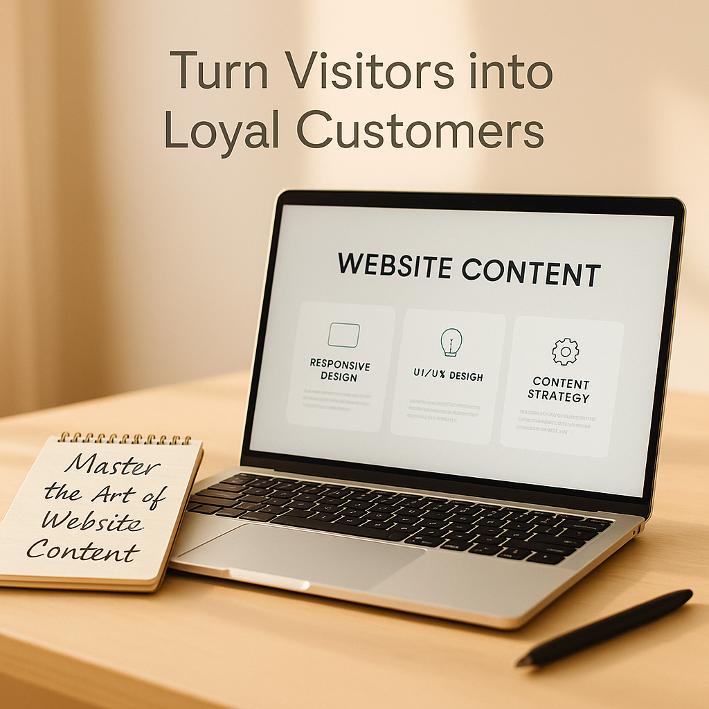 Master the Art of Website Content That Turns Visitors into Loyal Customers
