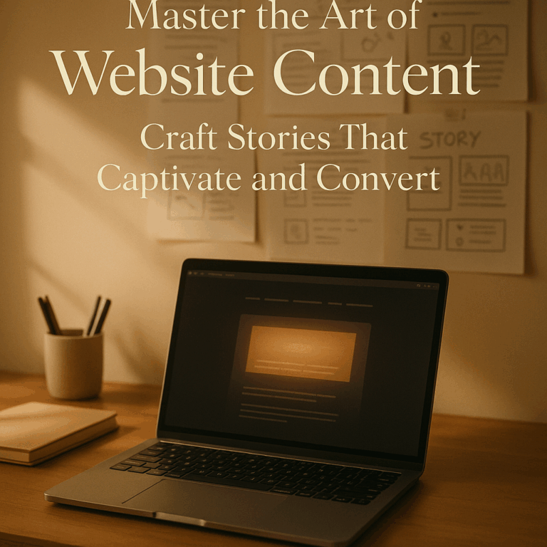 Master the Art of Website Content: Craft Stories That Captivate and Convert